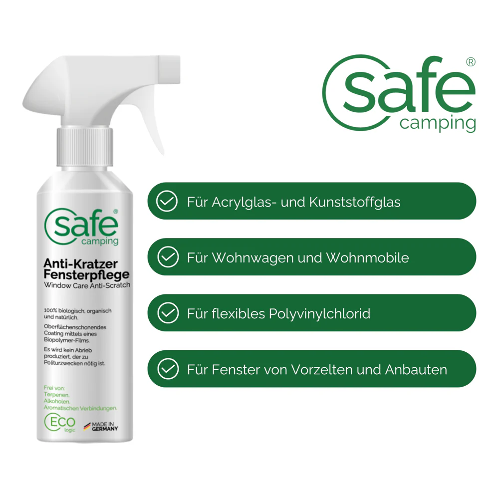 SAFE CAMPING Anti-Kratzer Fensterpflege 100ml