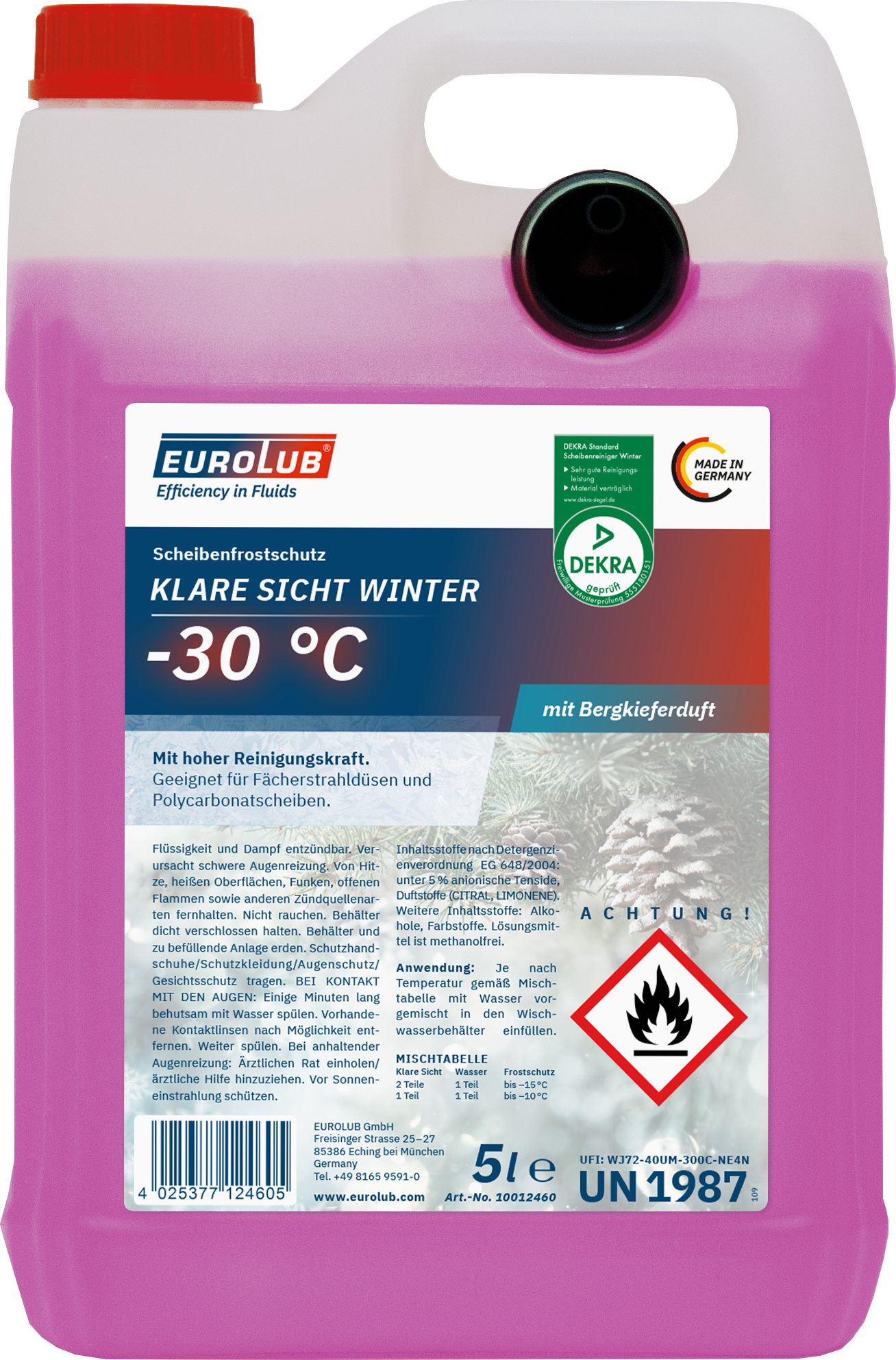 Scheibenfrostschutz Bergkiefer -30°C Scheibenfrostschutz Bergkiefer -30°C