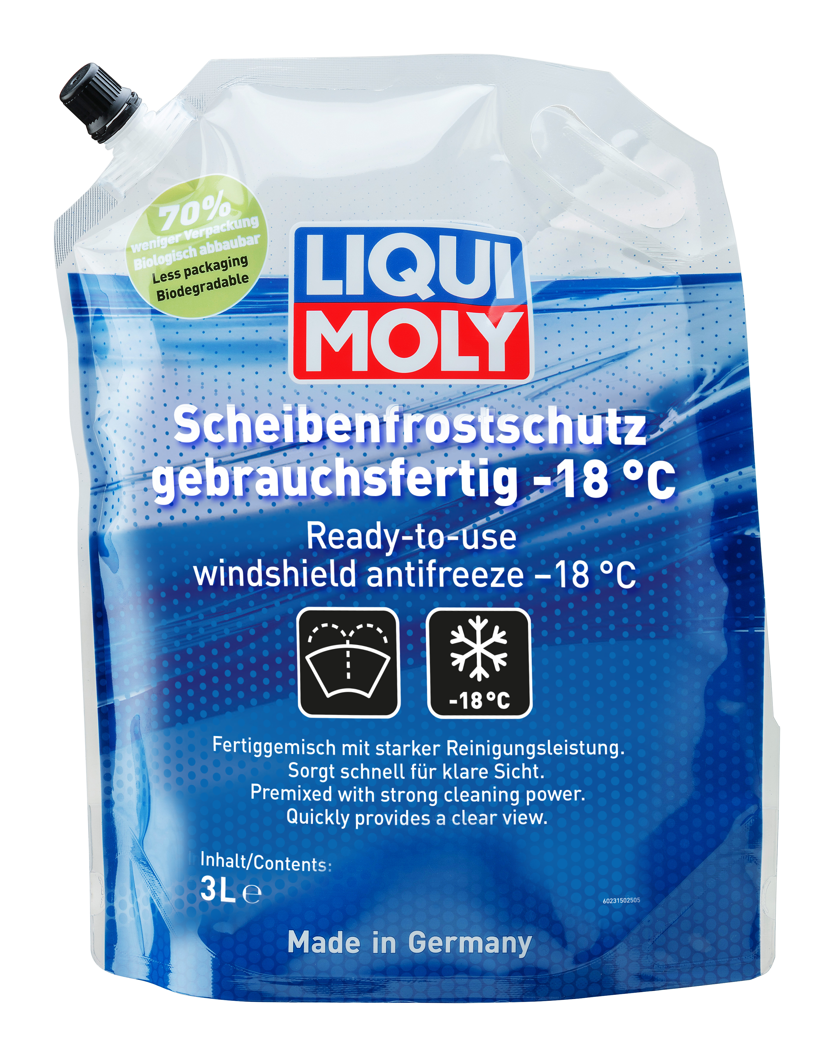 Scheibenfrostschutz gebrauchsfertig -18 °C 3L Scheibenfrostschutz gebrauchsfertig -18 °C 3L