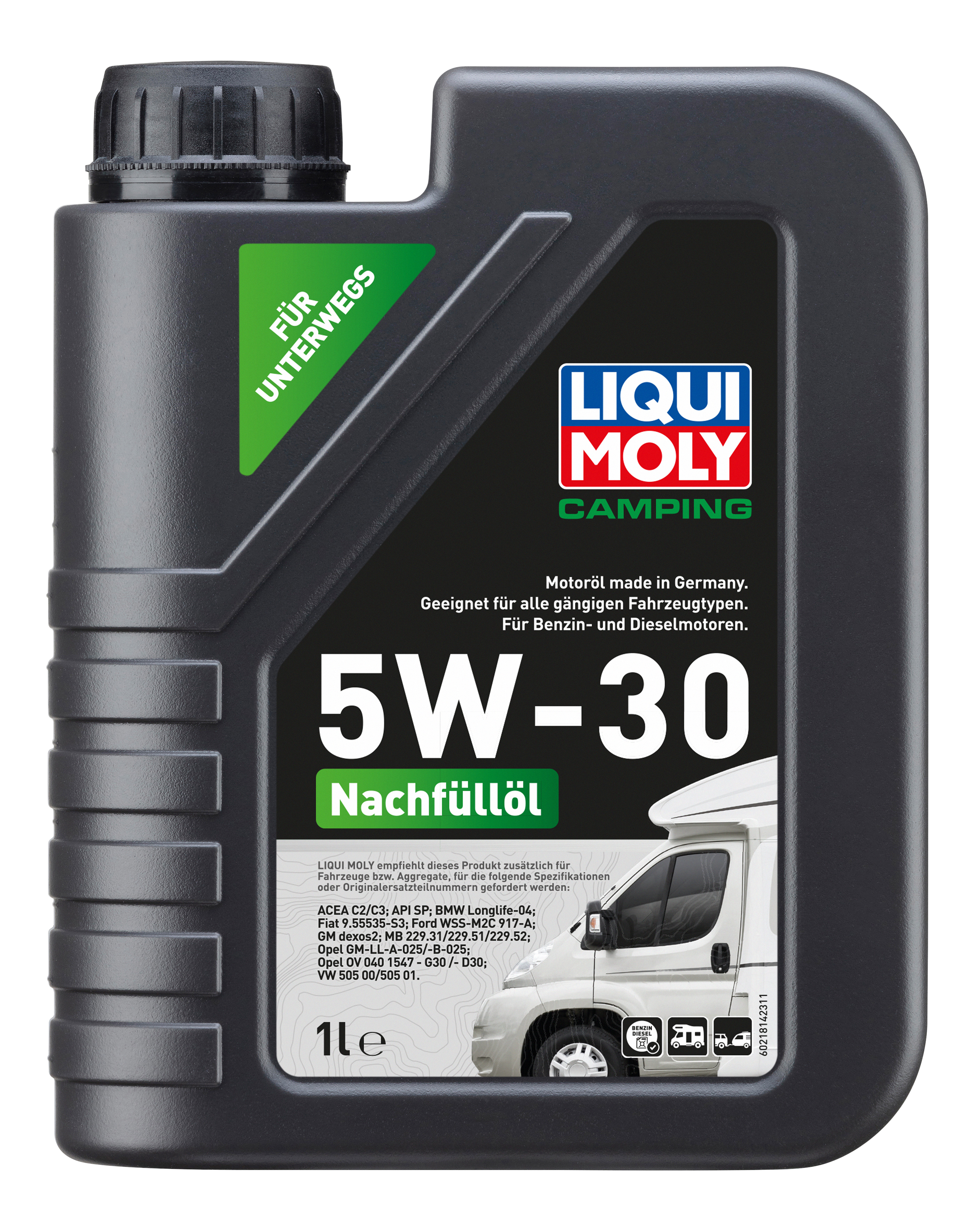Camping Nach­füllöl 5W-30 1L